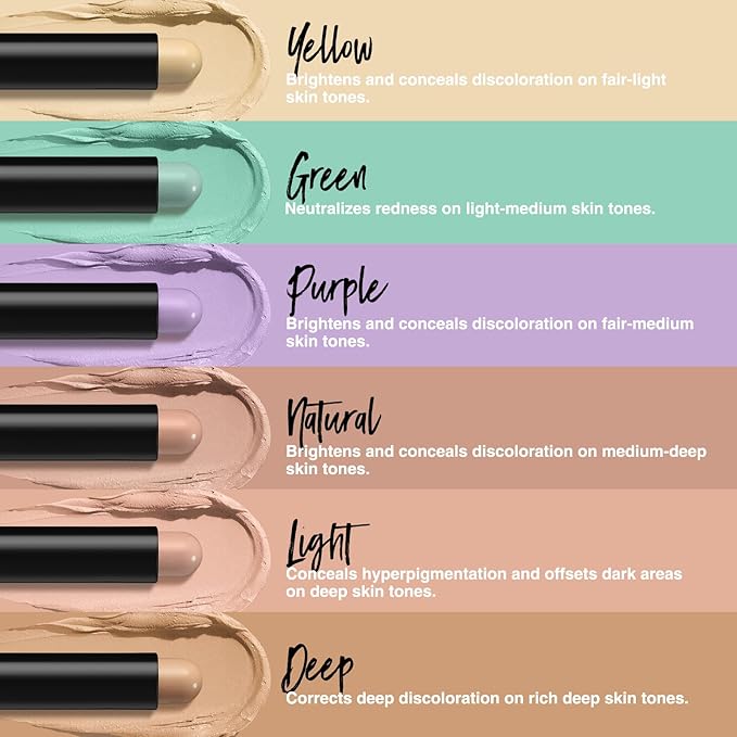 Jolilab 1 Color Contour Stick Concealer Stick Cream Palette Contour Multifunctional Contouring Makeup Kit for Face Highlighter Makeup Stick Set Long Lasting & Waterproof(05#light, 1)