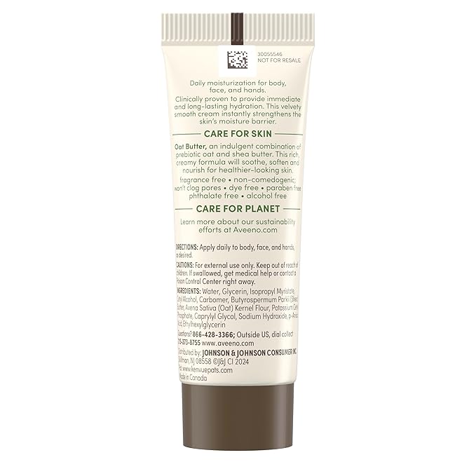 Aveeno Skincare Bundle, Positively Radiant Daily SPF 15 Facial Sunscreen Moisturizer + Soy, 4 fl. oz, & Travel Size Daily Moisturizing Cream for Body, Face, & Hands, 0.8 oz, Two Pack, 2 Items