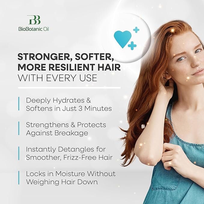 Bio Botanic Oil Magic Conditioner for Thin, Sparse & Brittle Hair | Deeply Hydrating & Strengthening | Organic Castor & Babassu Oils | SLS-Free, Paraben-Free | 500ml