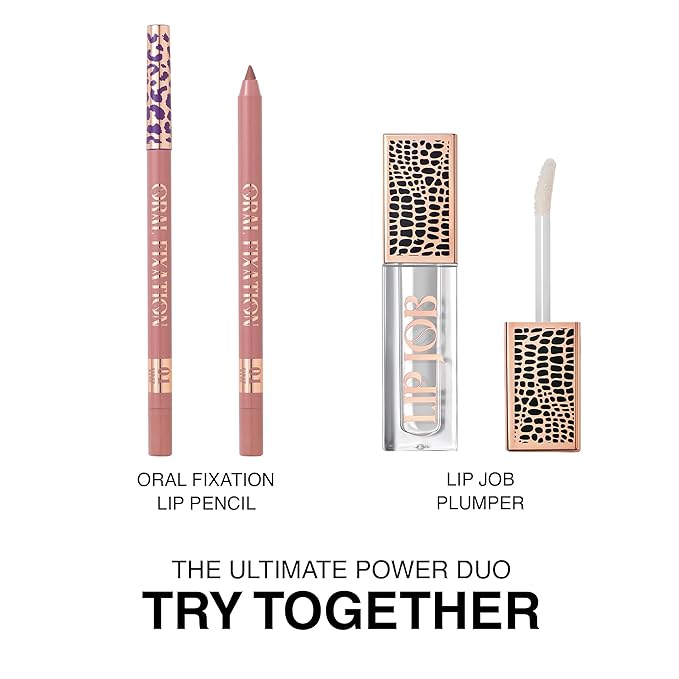 Lip Plumper Gloss Lip Job - Plumping Lip Gloss with Glossy Finish - Lip Pump Gloss with Hydrating & Smoothing Formula - 0.14 Fl Oz (Aura Breeze)