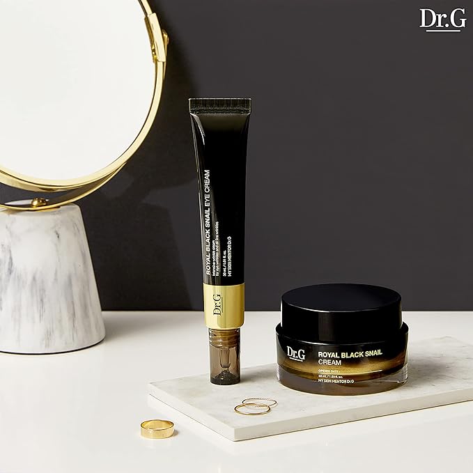 Dr.G Royal Black Snail Eye Cream - Intensive Wrinkle Care Cream for Eye Wrinkles and All Fine Wrinkles - 1.01 Fl Oz