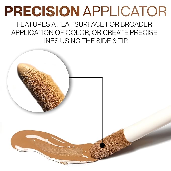 HIDE Liquid Concealer, Medium to Full Coverage Concealer for Blemishes, Under Eye Dark Circles & Scars, Oil Free Concealer, Champagne (See Shade Finder), 0.5 fl oz