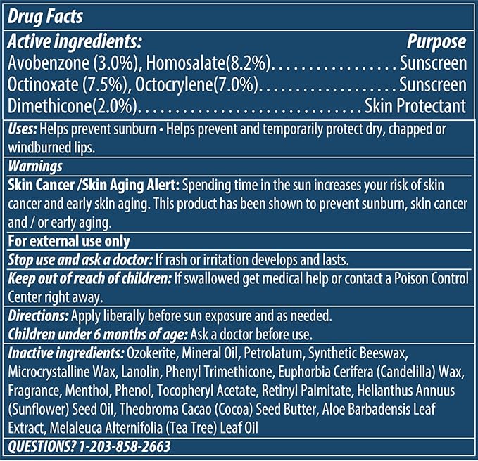Dermatone Mango Lip Balm | Moisturizing Lip Care | Soothe & Replenish Chapped Lips | Aloe, Vitamin E | 3-Pack (Mango, 0.15oz sticks)