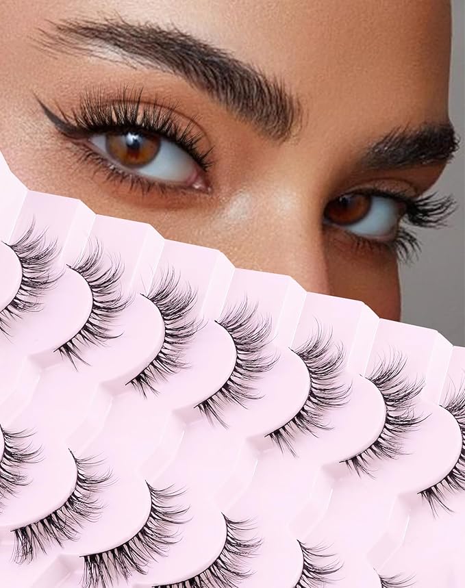 False Eyelashes Cat Eye Lashes Wispy Lashes Fake Lashes Natural Lashes Fake Eyelashes Natural Eyelashes Mink Lashes UP14