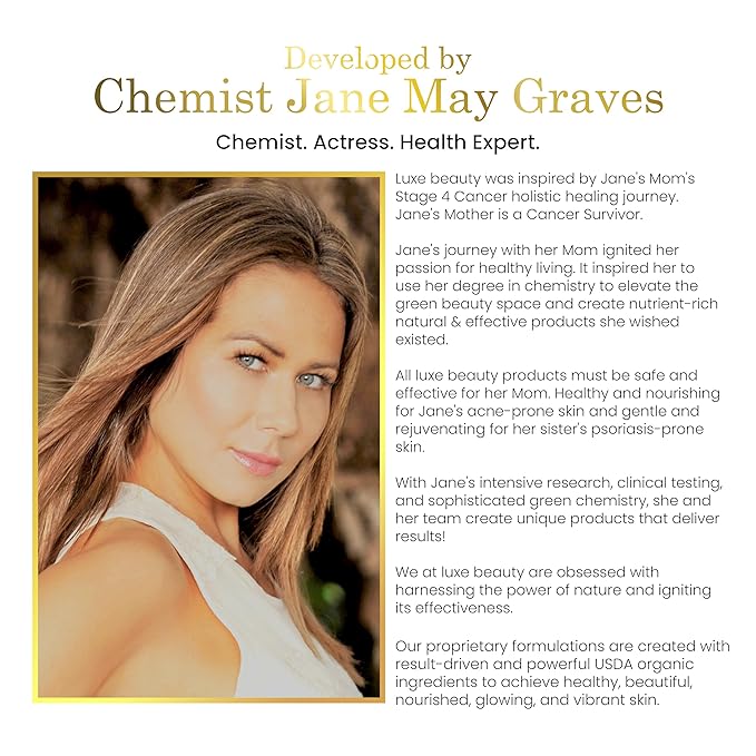 Luxe Beauty No-Beeswax, No-Petroleum Organic Lip Moisturizer for Very Dry Lips - Lip Care for Sun/Wind Damage, Dryness, and Chapping – 4-Pack Hydrating Lip Care Products That Work Over/Under Lipstick