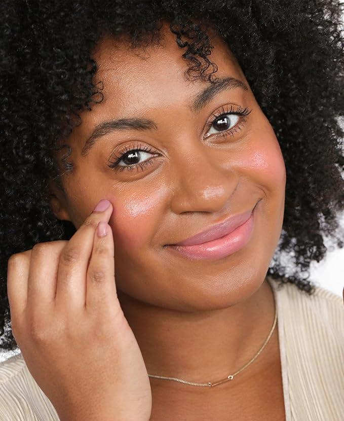 Wander Beauty Double Date Lip & Cheek - Rendezvous/Swipe - 4-in-1 Cream Blush & Lip Tint - Blush, Lip Moisturizer, Lip Balm & Eye Gloss - Multitasking Eye, Cheek & Lip Makeup With Green Tea - 0.07 oz