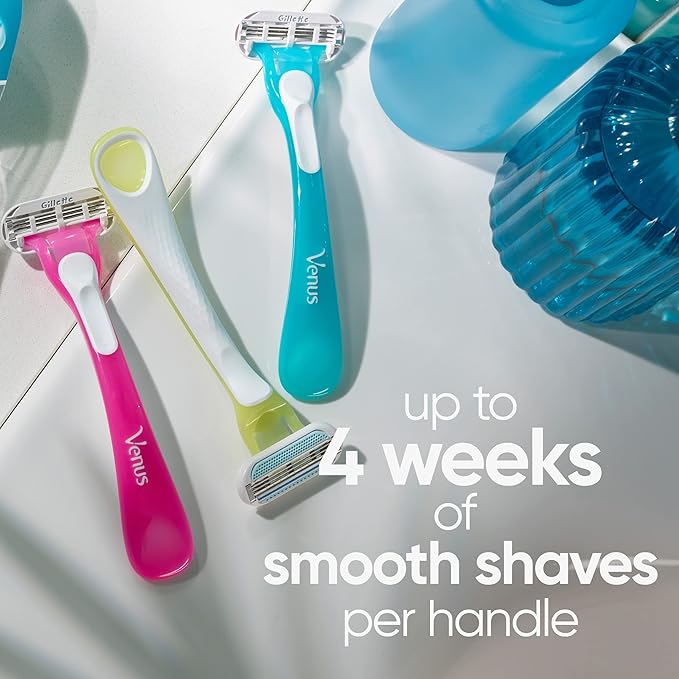 Gillette Venus Tropical Value Pack 6 Disposable Razors 3 Blades