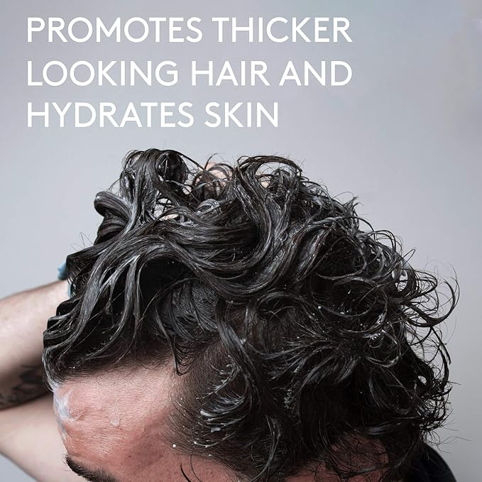 Barrel and Oak - Caffeinated Thickening Shampoo, Biotin Shampoo, Hair Care for Men, Strengthens & Hydrates, Biotin for Thicker Hair, Essential Oil-Based Scent, Vegan (Coffee & Citrus, 16 oz)