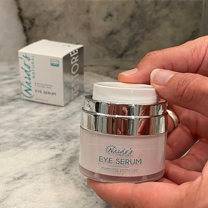 All Natural Anti-Aging Under Eye Cream, for Wrinkles, Dark Circles, Puffy Eyes, Smooth Skin, Moisture, Balance and Hydrate, Night Serum,.5 Oz Made in the USA by Nardo’s Natural Skin Care Products