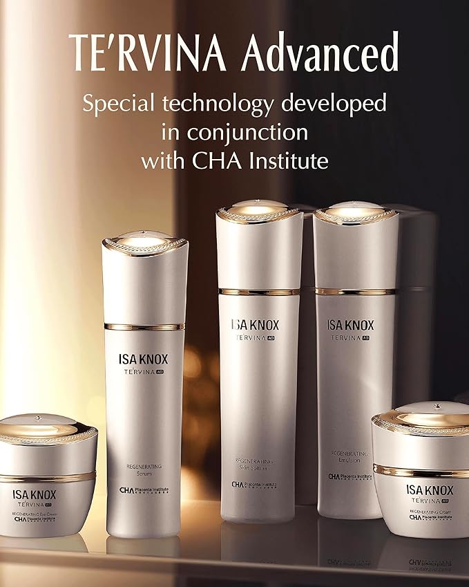 ISA KNOX TE'RVINA AD Regenerating Skin Softener (5.1fl oz) - Hydrating, Nourishing & Firming Toner for Youthful and Radiant Skin, Placenta, Rose Absolute | Korean Skincare