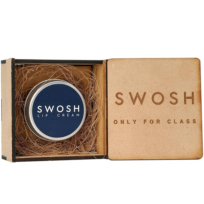 SWOSH Organic Lip Cream For Lightening & Brightening Dark Lips For Men & Women, 0.53 OUNCE with natural extract, clove oil, lavender oil, Lemon Grass oil lip Cream