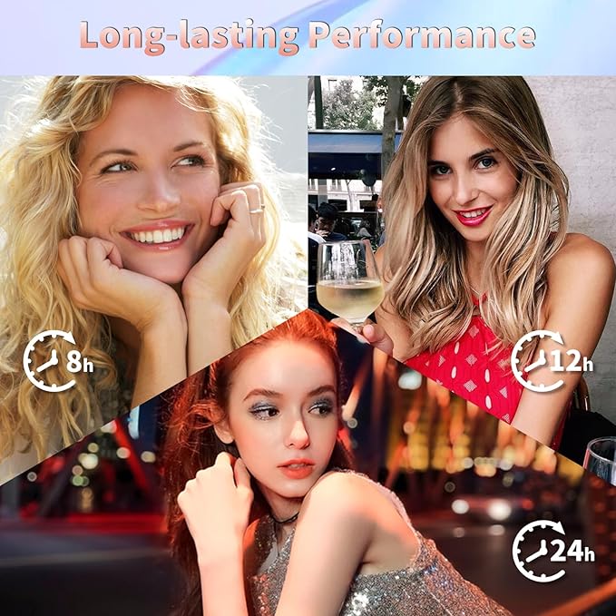 Color Nymph Teen Girls Makeup Kits, All In One Makeup kit For Girls Makeup For Teen Girls with Sequin Bag Packed Individually 9 Colors Eyeshadow Liquid Blush Lip gloss Mascara -Orange Green