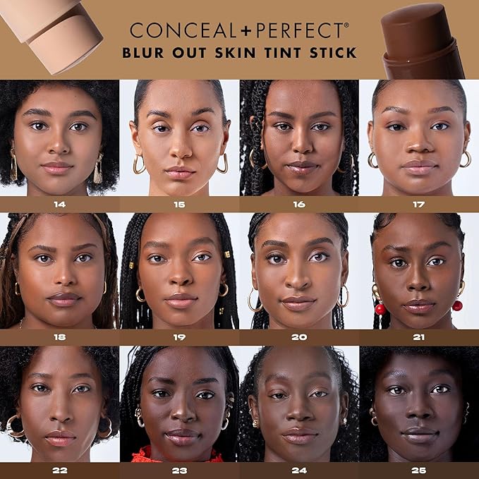 Milani Conceal + Perfect - Skin Tint Stick, Blur Out Tinted Moisturizer Makeup, Shade 002