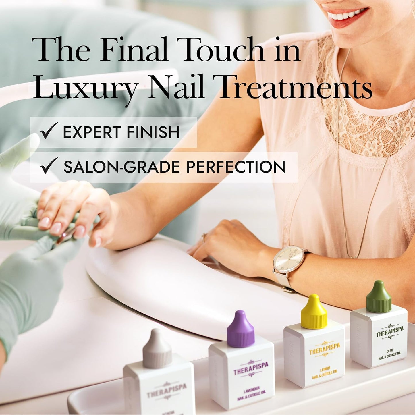 Nail & Cuticle Oil with Avocado, Jojoba, Biotin & Vitamin E – Nourishes Cuticles, Strengthens Nails & Supports Nail Growth (Lavender, 2.0 fl oz)