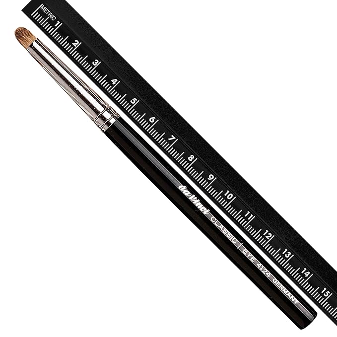 da Vinci Cosmetics Series 4124 Classic Detail Blender Round for Eyeshadow Powder/Banana Brush/Russian Red Sable, 0.5 Pound