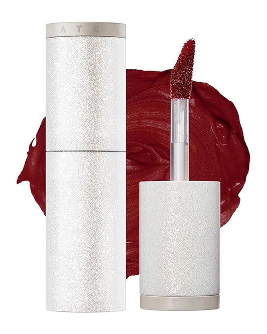 HEVVYMAKEUP Blurring Effect Lip Tint - Airy Velvet Matte Lips - Vegan, Longwear, Vibrant, Buildable Creamy Soft Texture - Korean Lip Makeup, Bloody Kiss, 0.13 fl.oz.