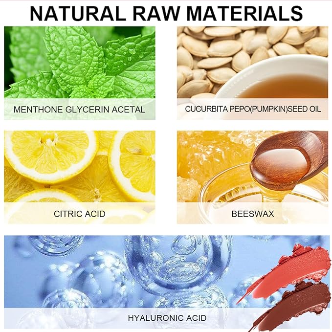 Tinted Lip Balm, Hydrating Colored Lip Balm , Moisturizing Lipstick for Women, Color Lip Plumper Balm,Lip Brightening for Dark Lips, Lip Tinted Moisturizer, Lip Moisturizer for Very Dry Lips, Reduce Lip Wrinkles, 4.8G/0.17Oz