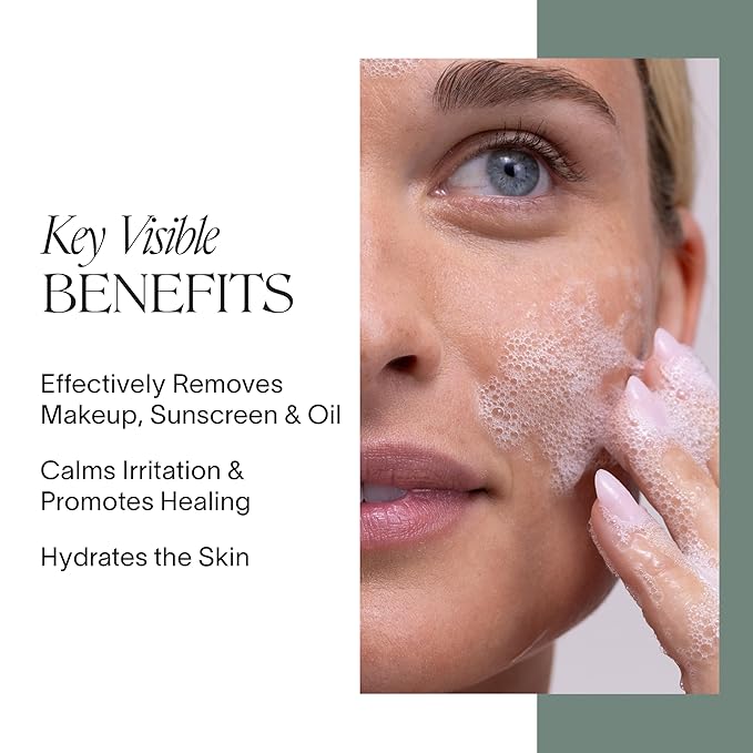 Doctor Rogers Face Wash. Gentle Hydrating Daily Cleanser for Sensitive, Dry & Combination Skin, 5 Ounce (150 ml) Tube