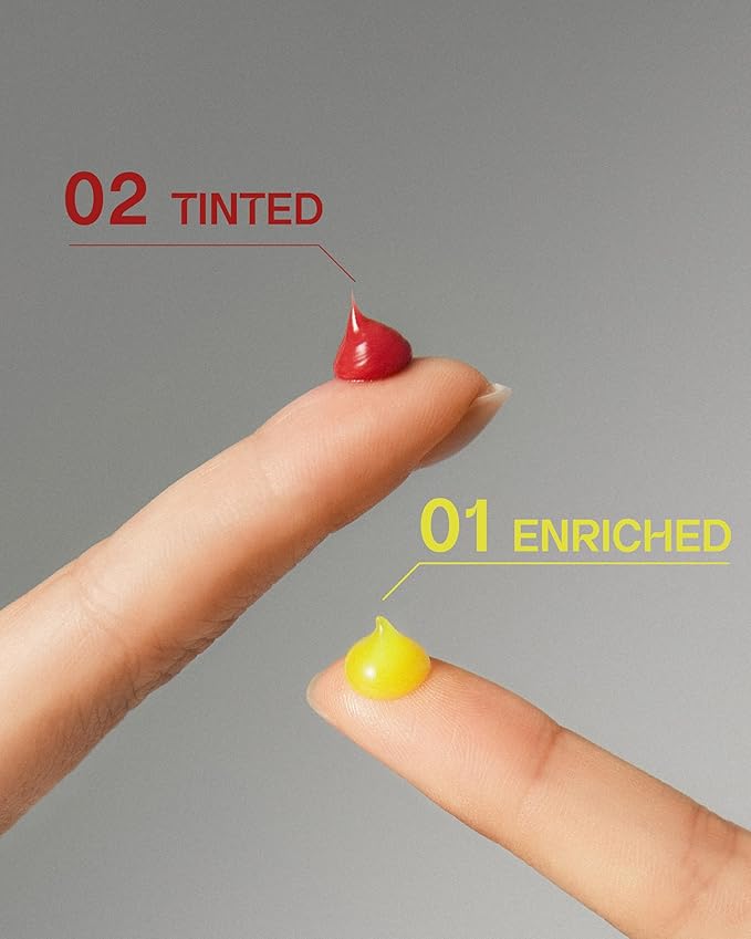 Vitamin Ampoule Lipcerin (01 Enriched, 0.5fl oz) - Moisturizing & Nourishing Lip Gloss Balm, Overnight Korean Skin Care Sleeping Mask. Vitamin C, Vegan.