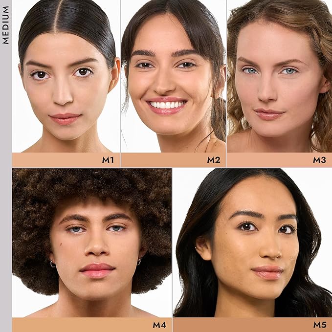 COVER FX Pressed Mineral Foundation - Shade M1 - Weightless Powder Foundation - Buildable Light to Full Coverage - Matte Finish - All Skin Types