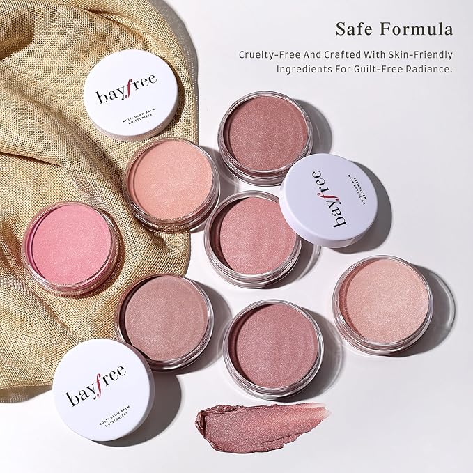 Multi Glow Balm, Cream Blush for Cheeks, Blush Balm Face Makeup, Radiant Finish, Hydrating, Creamy, Lightweight & Blendable Color, Face Balm, 0.63 Oz (Pink Sakura)