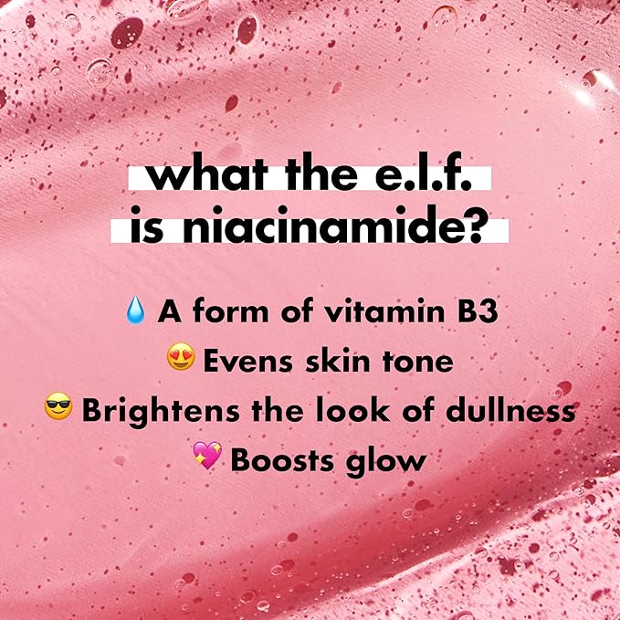 e.l.f. Power Grip Primer + 4% Niacinamide, Gel-Based & Hydrating Face Primer, Evens Skin & Brightens, Grips Makeup, Vegan & Cruelty-Free, 0.8 Fl Oz