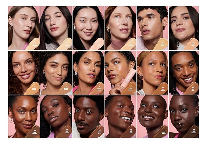 e.l.f. Halo Glow Skin Tint SPF 50, Tinted Moisturizer For Light, Buildable Coverage, Creates A Natural Glow, Vegan & Cruelty-Free, 16 Rich Cool