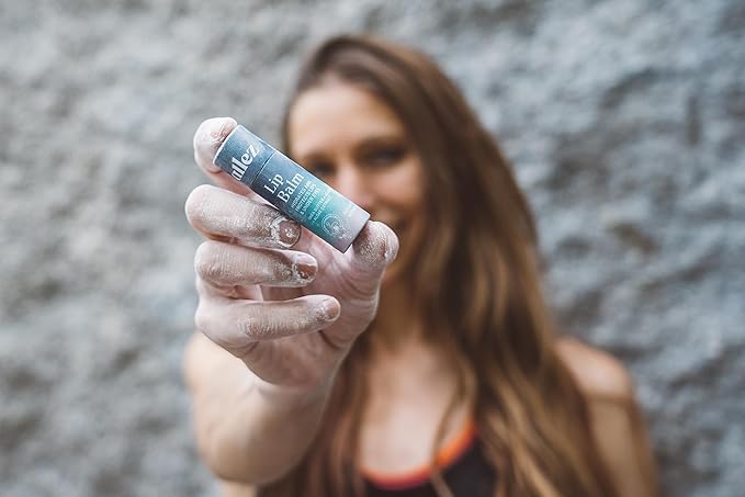 Vegan Lip & Eye Balm, Plant-Based Formula with Shea Butter, Jojoba Oil & Algae Extract for Skin Hydration & Protection, Sea Salt + Kelp Scent, 3-Pack