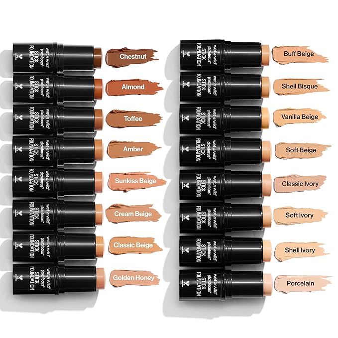 wet n wild Photo Focus Matte Foundation Stick Makeup, Classic Ivory | Vegan & Cruelty-Free