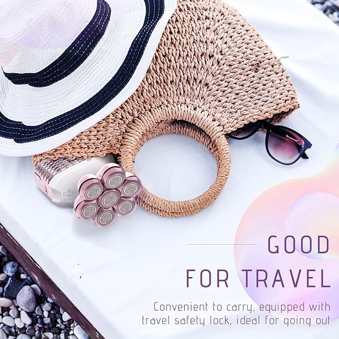 Electric Razors for Women Legs: 5-in-1 Rechargeable Body Shaver - Waterproof Wet Dry Hair Remover - Trimmer for Lady Face Underarms Public Men