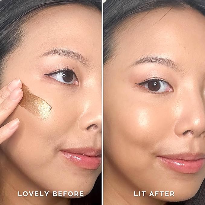 Elizabeth Mott Thank Me Later Glow Enhancer - Hydrating Face Primer & Highlighter for Radiant Skin, Vegan & Cruelty-Free, No Sulfates, Parabens, or Phthalates - Tan Sheer Glow Shade - 30g