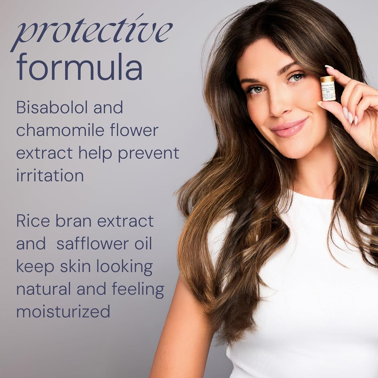 Brush On Block Mineral Sunscreen Powder Refill, Natural Broad-Spectrum SPF 50, Safe for Sensitive Skin, UVA UVB Face Protection, Reef Friendly (Translucent - Refill)