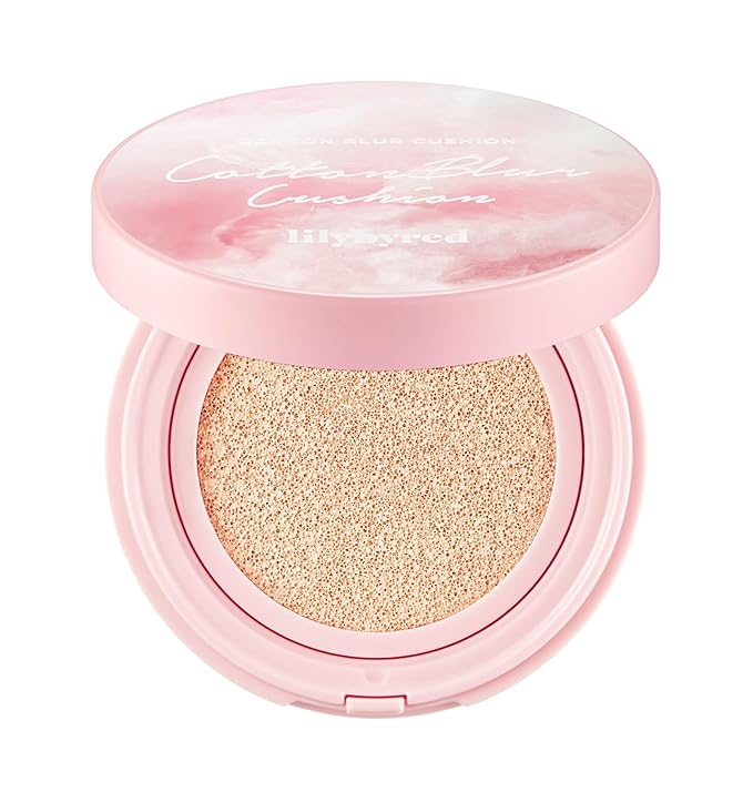 Cotton Blur Cushion SPF50+PA+++ - Skin Cover, Long-Lasting, Powdery Finish for a Flawless Look (19 Pure Cotton)