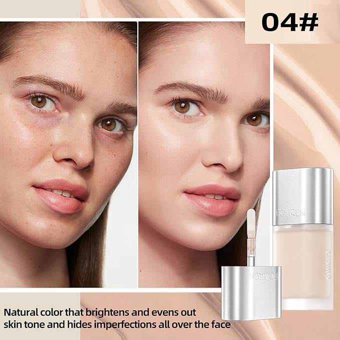 AKARY Moisturizing Precision Concealer, Lightweight & Breathable Cover-up Cream Moist Concealer, Cover Dark Circles Multi-Use Camouflage Cream, Creamy Texture Full Coverage Conceals(01#Pinkish White)