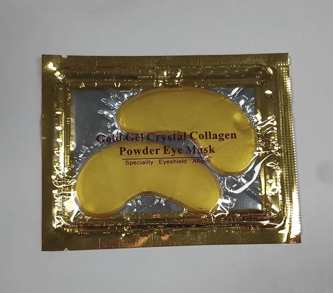 30 Pairs 24K Gold Under Eye Mask,Moisturising Under Eye Patches for Women,Crystal Collagen Eye Gel Pads for Reducing Fine Lines,Puffy Eyes and Dark Circles Under Eye Bags Treatments(Gold)