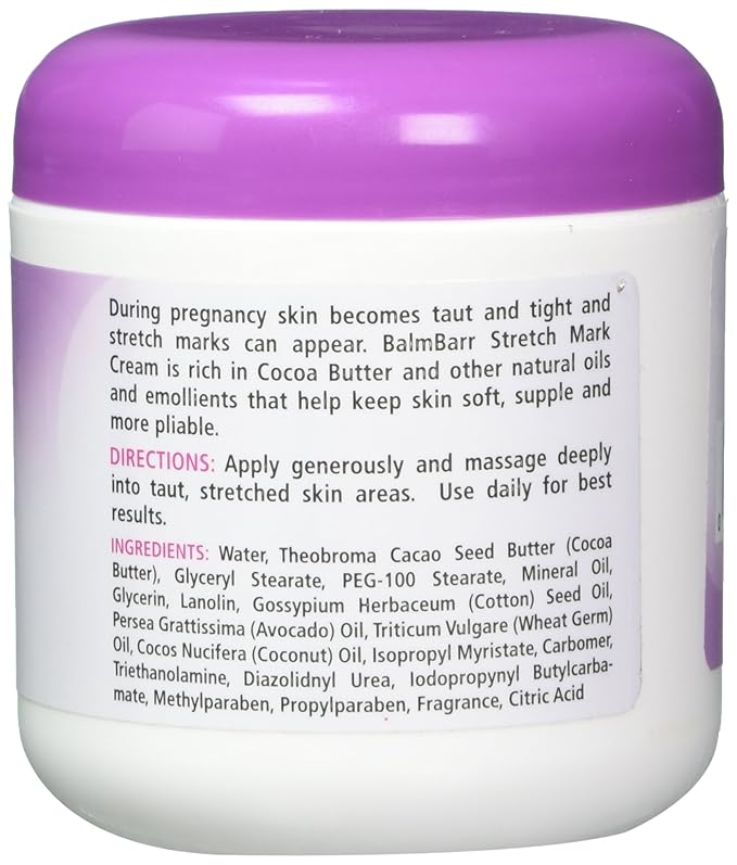 BalmBarr Cocoa Butter Formula Stretch Mark Cream 6oz