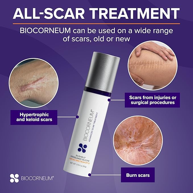 Advanced Scar Treatment with Silishield® & SPF 30 20g - Made in the USA, Fast-Drying, Water-Resistant Silicone Scar Gel - Surgeon Recommended for New & Old Scars - Suitable for Children Over 6 Months