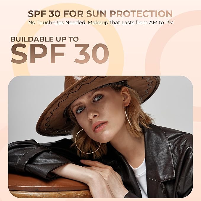 (1 Ounce Bag) BEIGE Foundation Powder Refill By Sweet Face Minerals, Lightweight Mineral Loose Makeup Powder with SPF 20, Full Coverage Flawless Finish, Talc-free, Cruelty-Free, Refillable Pouch