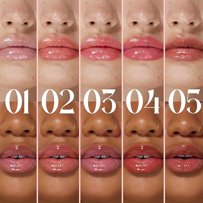 Lip Plumper Gloss Lip Job - Plumping Lip Gloss with Glossy Finish - Lip Pump Gloss with Hydrating & Smoothing Formula - 0.14 Fl Oz (Slinky Silk)