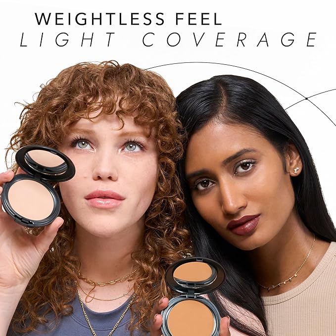COVER FX Pressed Mineral Foundation - Shade M5 - Weightless Powder Foundation - Buildable Light to Full Coverage - Matte Finish - All Skin Types
