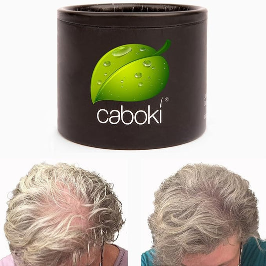 Hair Loss Concealer. Covers Bald Spot And Makes Thin Hair Look 10X Fuller Instantly. All-Natural Hair Building Fiber. Trial Size, 10-Day Supply. Gray