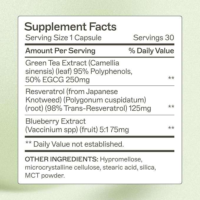 Amy Myers MD Resveratrol Supplement - Supports Cellular Health, Antioxidant Defense & Healthy Aging - Red Wine Extract - Gluten-Free - 60 Capsules (30 Servings)