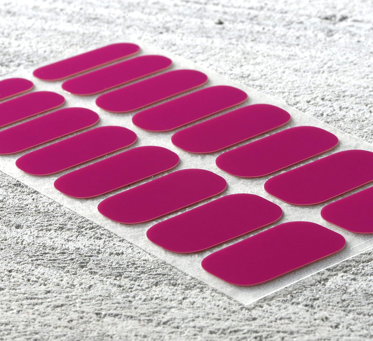 Nail Polish Strips, 32PCS Salon Quality Wraps, Long Lasting Gel Nail Stickers for Women Easy Apply& Remove (Juice Pink)