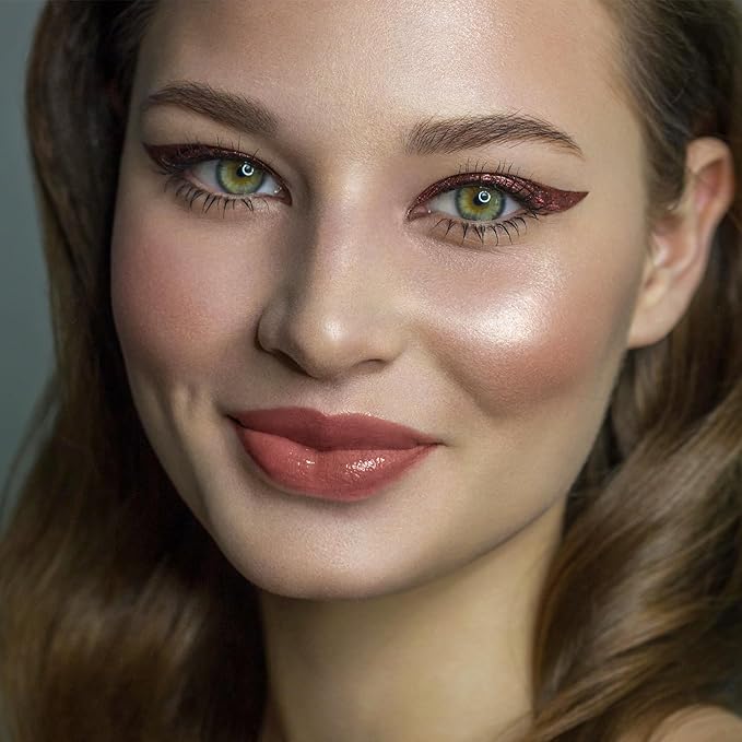 Lip Balm Hydrating for Dry and Chapped Lips Tinted Subtle Color Non-Sticky Juicy Finish | Brown