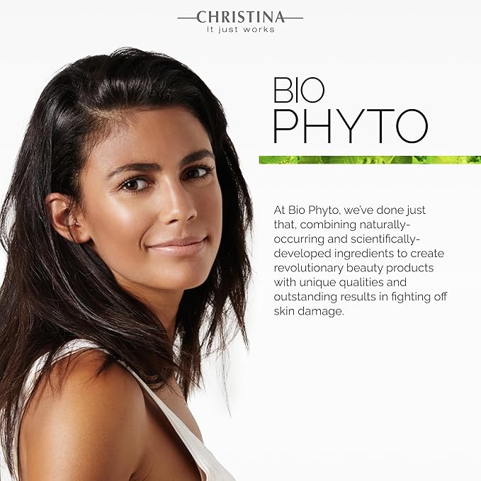 '-CHRISTINA- Biophyto Mild Facial Cleanser with Green Tea and Cucumber Extracts - 250 ml - Soapless Gentle Face Wash and Daily Facial Cleanser for All Skin Types