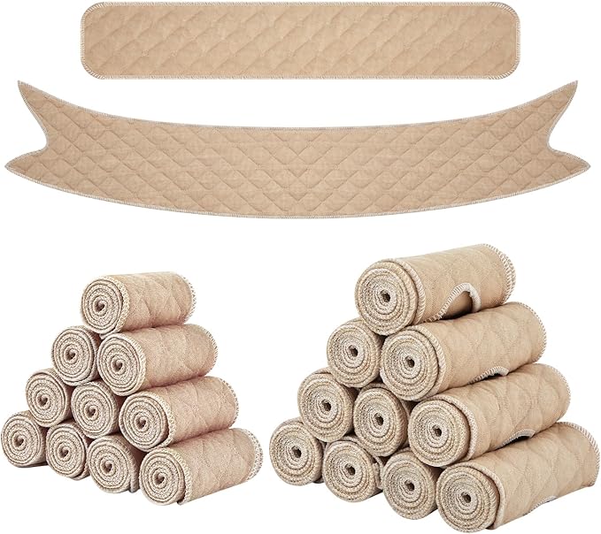 Cotton Tummy Liners and Bra Liners Set for Sweat Rash Skin Folds Plus Size Women Sweating Supplies