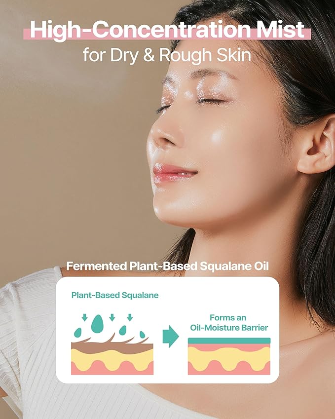 Aloe Cera Mist Serum - Vegan Hydrating Face Spray with Aloe Vera and Ceramide for Rough and Dry Skin - Refreshing & Hydrating Facial Mist - Fresh Herb Citrus Scent, 2.7 fl.oz.