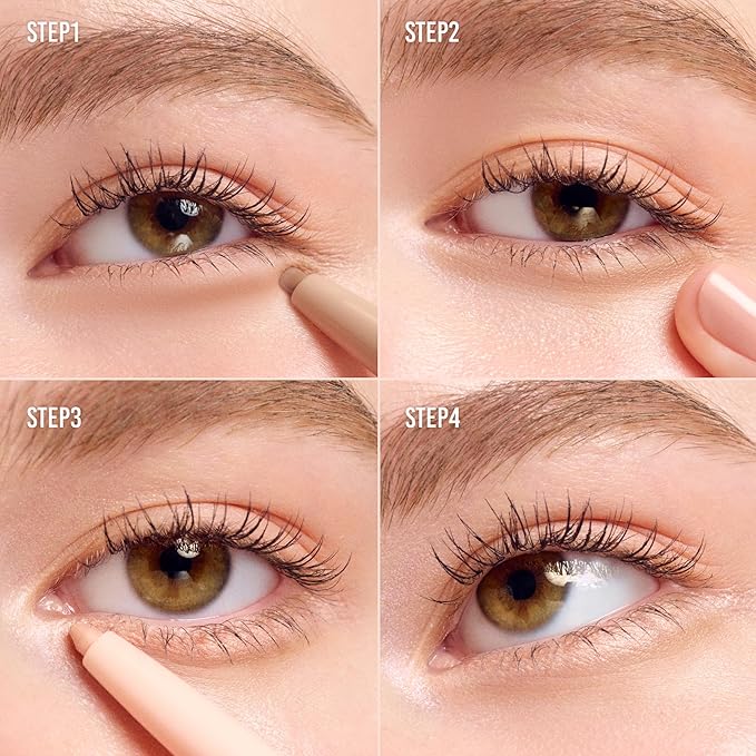 COLORGRAM Under Eye Highlighter Stick 06 Cool Pink | Silky-Smooth Long-Lasting Highlighter & Contouring Stick for Smudge-Proof, Shining Daily Makeup | K-Beauty Face Highlighters & Luminizers