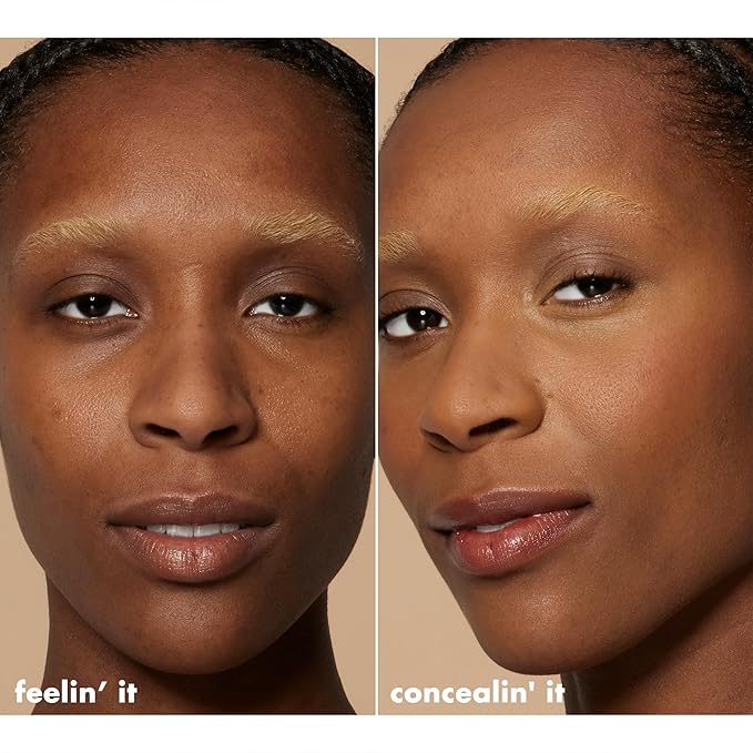 e.l.f. Hydrating Camo Concealer, Lightweight, Full Coverage, Long Lasting, Conceals, Corrects, Covers, Hydrates, Highlights, Deep Caramel, Satin Finish, 25 Shades, All-Day Wear, 0.20 Fl Oz