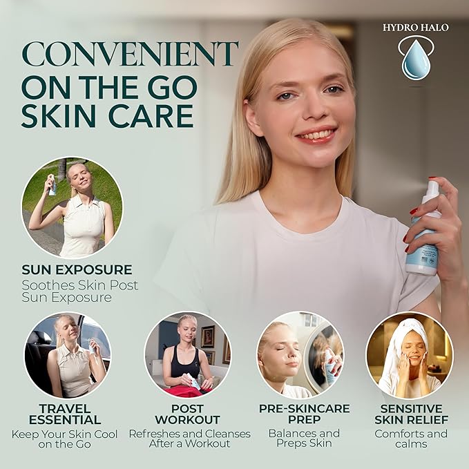 Hypochlorous Acid Spray for Face 4oz – Pure Hypochlorous Acid Spray Cleaner, Daily Cleansing Facial, pH Balanced, Plant Based, No Alcohol, USA Made